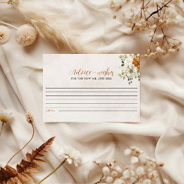 Tarjeta De Recepción Caer enamorada | Juego de consejos y deseos para r