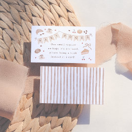 Tarjeta De Recepción Cafe Bebe Baby Books Baby Shower