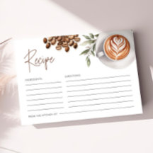 Café Ducha nupcial - El amor es la receta de la el