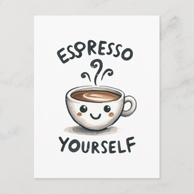 Tarjeta De Recepción Café Exprésate (Anverso)