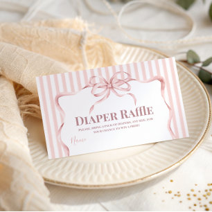 Tarjeta De Recepción Cafe Retro Arco Bebe Niña Café Shower de Pañales