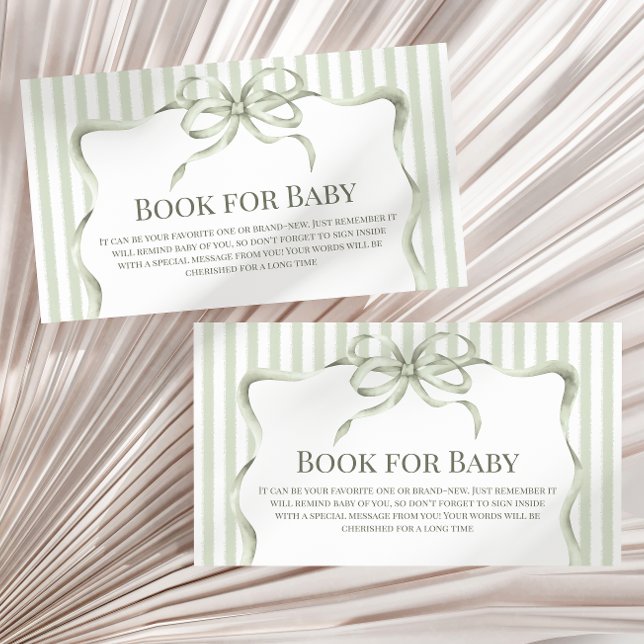 Tarjeta De Recepción Cafe Retro Bow Bebe Libro de Café para Baby Shower (Subido por el creador)