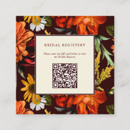 Tarjeta De Recepción Caída del Sol Oscuro Moody Romántica Ducha de Novi