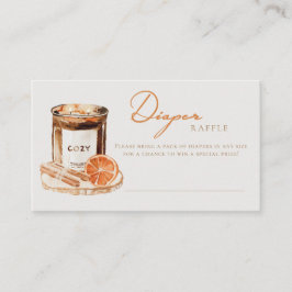 Tarjeta De Recepción Calabaza de color de agua especias Baby Shower Dia