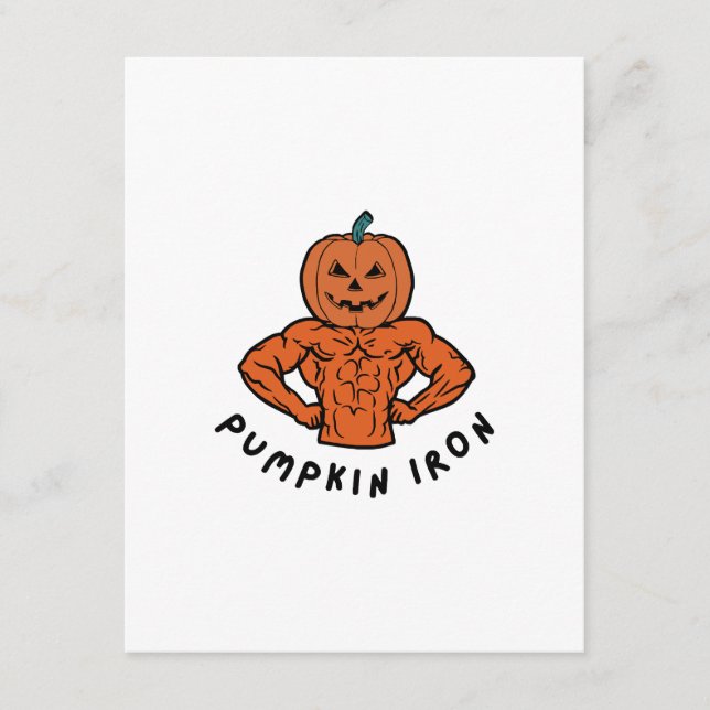 Tarjeta De Recepción Calabaza de Hierro (Anverso)
