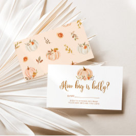 Tarjeta De Recepción Calabaza de Relieve metalizado de oro de otoño, cu