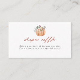 Tarjeta De Recepción Calabaza de terracota y pañal de Rosas