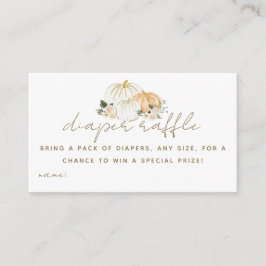 Tarjeta De Recepción Calabaza Minimalista Caída Moderna Baby Shower Dia