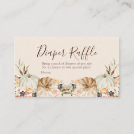 Tarjeta De Recepción Calabaza naranja quemada Baby Shower - Diaper Raff