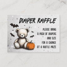 Calabaza Teddy Diaper Raffle