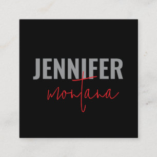 Tarjeta De Recepción Caligrafía Elegante Llanura Añadir nombre propio