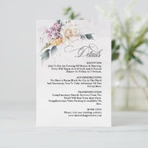 Caligrafía floral acuarela Boda moderno