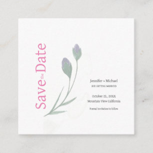 Tarjeta De Recepción Caligrafía matrimonial boda Floral Blanco negro