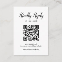 Caligrafía moderna para bodas Código QR editable p