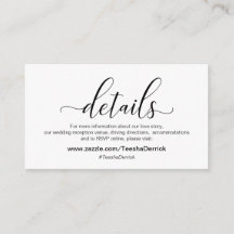 Caligrafía negra moderna, detalles Bodas