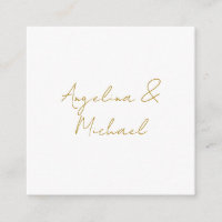 Caligrafía Profesional Elegante Color Dorado