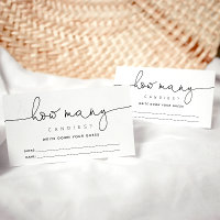 Calligrafía simple adivina cuántos cangrejos
