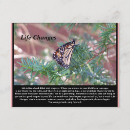 Tarjeta De Recepción Cambios en la vida de los regalos inspiradores