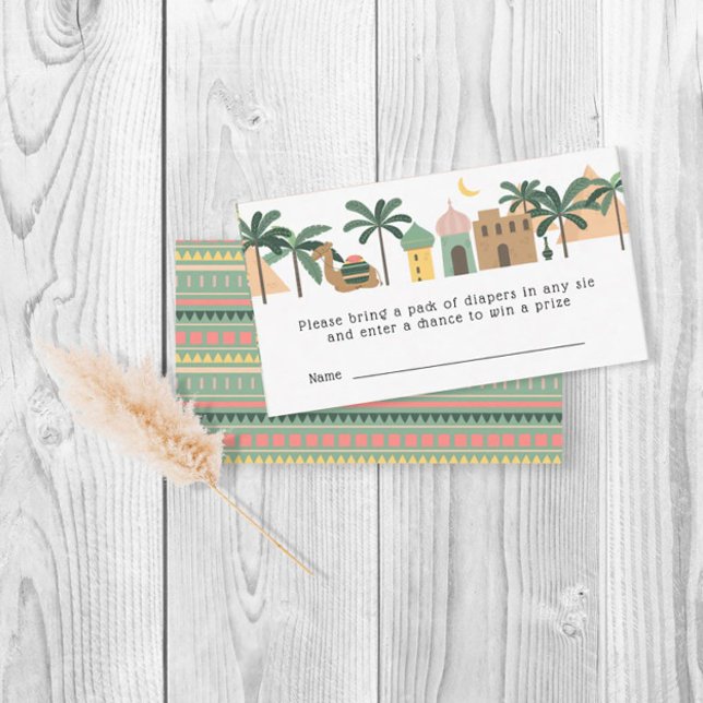 Tarjeta De Recepción Camello con tema del desierto Boho Baby Shower Dia (Subido por el creador)