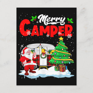 Tarjeta De Recepción Camión de campamento Santa Camper Navidades de Mer