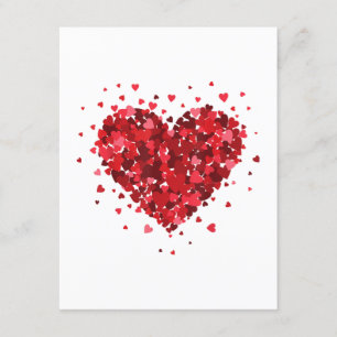 Tarjeta De Recepción Camisas del Corazón del Amor Para Mujeres Chicas M