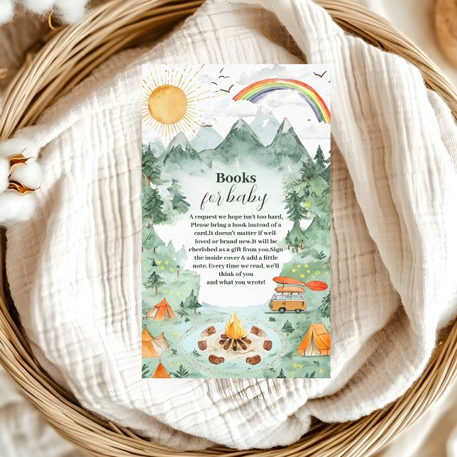 Tarjeta De Recepción Camping acuático Libros Baby Shower para bebé (Subido por el creador)