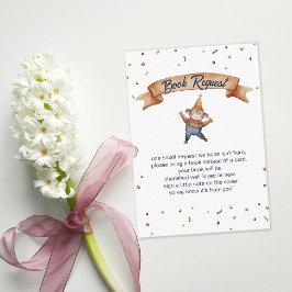 Tarjeta De Recepción Cansancio de animales Circus Monkey Book Request