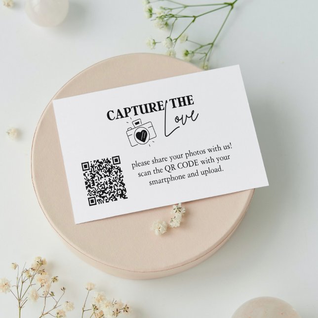 Tarjeta De Recepción Captura Personalizada El Código Qr Del Boda De Amo (Subido por el creador)