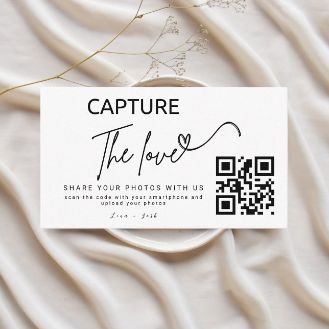 Tarjeta De Recepción Captura Personalizada El Código Qr Del Boda De Amo (Subido por el creador)