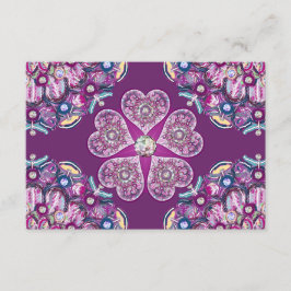 Tarjeta De Recepción Cardinal Red Rosace