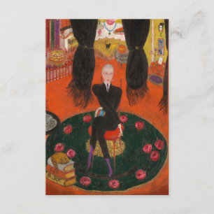 Tarjeta De Recepción Carl Van Vechten por Florine Stettheimer