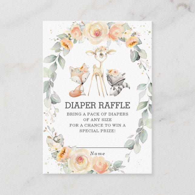 Tarjeta De Recepción Carrera de hueso amarillo de vegetación floral (Anverso)