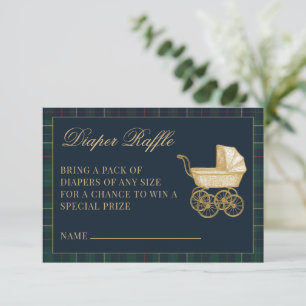 Tarjeta De Recepción Carruaje de Bebé Vintage Fiesta de Bebé Clásica 