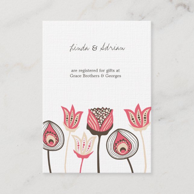 Tarjeta De Recepción Cartas de Cartas de Alojamiento Direcciones Cartas (Anverso)