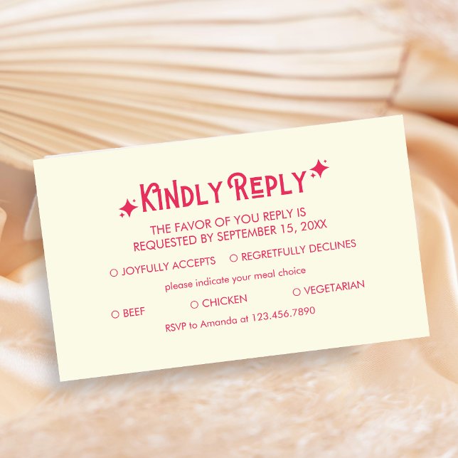 Tarjeta De Recepción Casual Moderno Nada Fancy Ama Simplemente Bodas RS (Casual Modern Just Love Wedding RSVP Card)