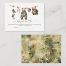 Caza de la ropa de la línea Diaper Raffle