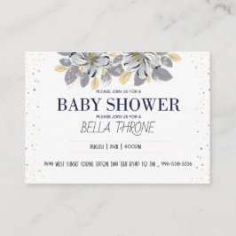 Tarjeta De Recepción ¡Celebrando la llegada de tu pequeño milagro!