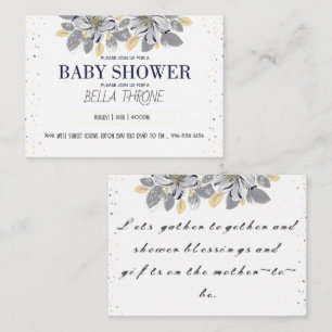 Tarjeta De Recepción ¡Celebrando la llegada de tu pequeño milagro!