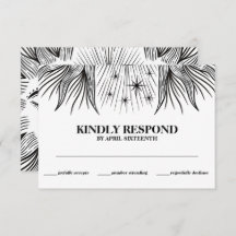 Celestial Sol Luna Estrellas Boho Handfasting RSVP