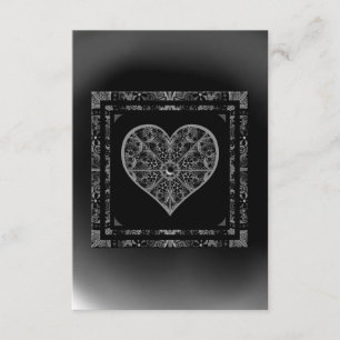 Tarjeta De Recepción Ceramic Lace Black