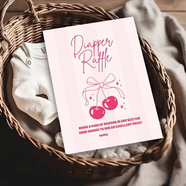 Tarjeta De Recepción Cerezo de Doodle en la cima del Diapper Raffle (Subido por el creador)