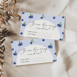 Tarjeta De Recepción Cerezo dulce dulce de arándano cuántos caramelos h