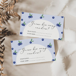 Tarjeta De Recepción Cerezo dulce dulce de arándano cuántos caramelos h