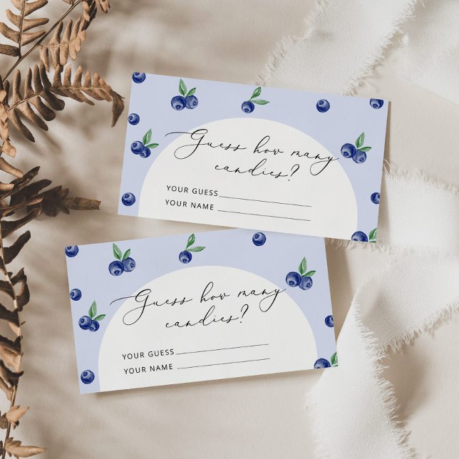 Tarjeta De Recepción Cerezo dulce dulce de arándano cuántos caramelos h (Subido por el creador)