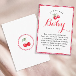 Tarjeta De Recepción Cerezo en los mejores libros para Baby Shower