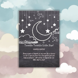 Tarjeta De Recepción Chalkboard Twinkle Twinkle Little Star Baby Shower