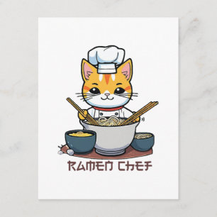 Tarjeta De Recepción Chef de Ramen