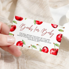 Tarjeta De Recepción Cherry Baby Shower Books for Baby