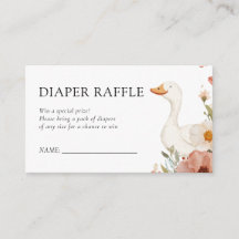 Chica Baby Shower Diaper Raffle