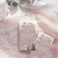 Chica de flores de animales de Woodland Baby Showe